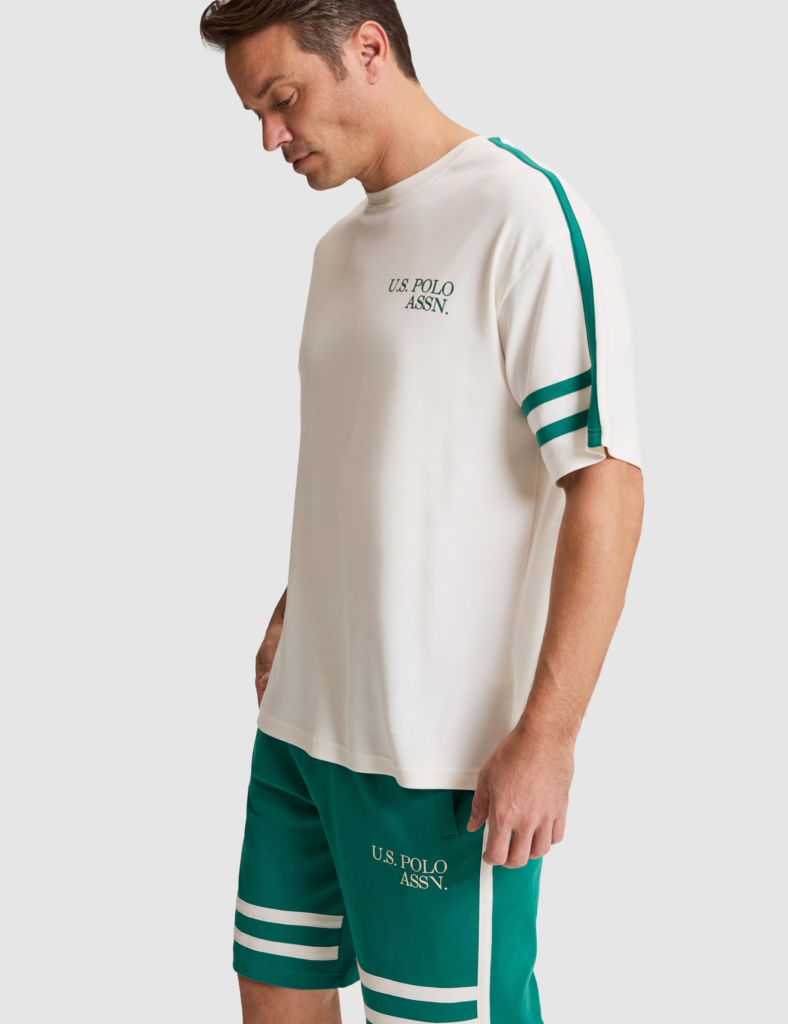 تی شرت یقه گرد ریلکس مردانه یو اس پولو | U.S. Polo Assn. - تصویر 3