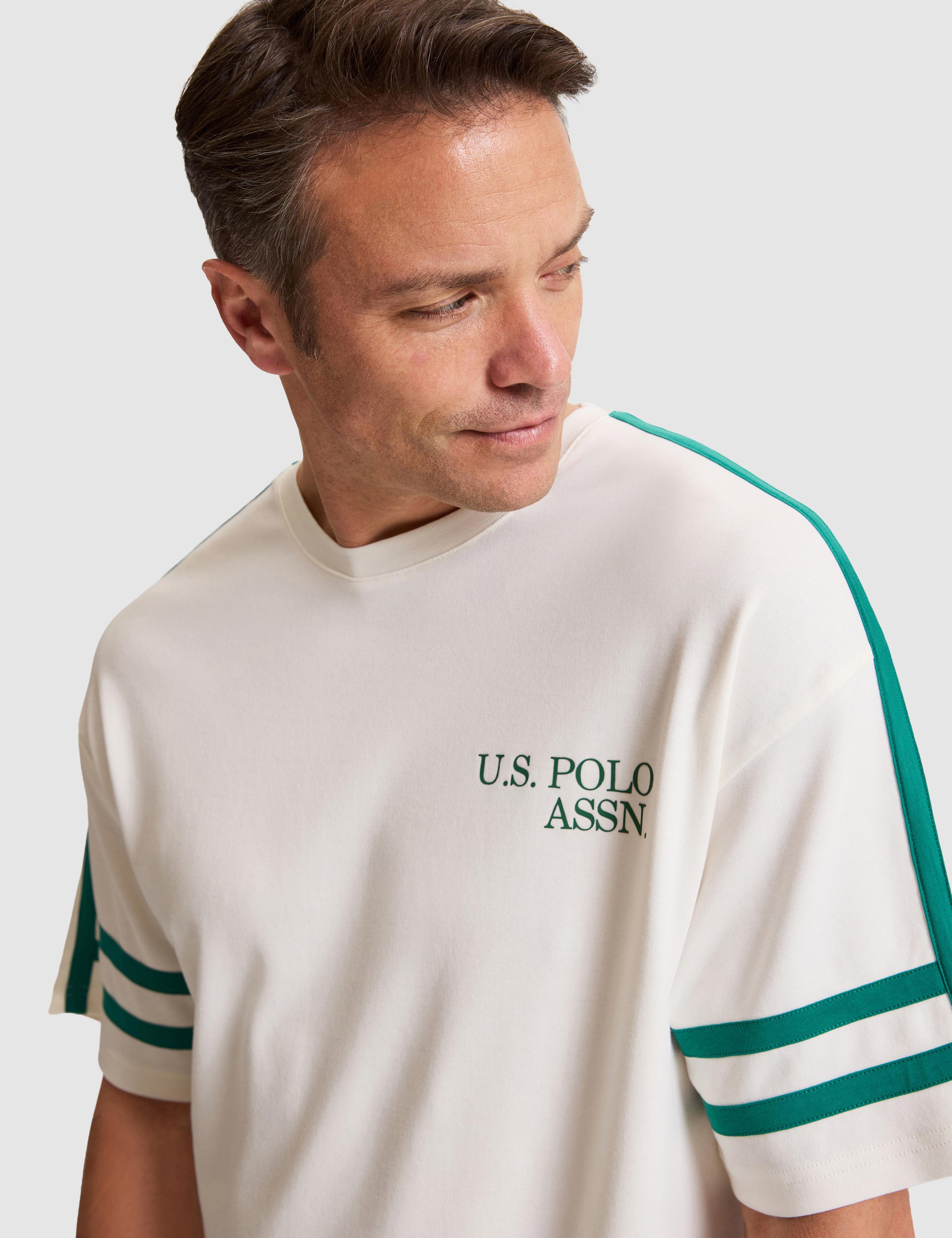 تی شرت یقه گرد ریلکس مردانه یو اس پولو | U.S. Polo Assn. - تصویر 2