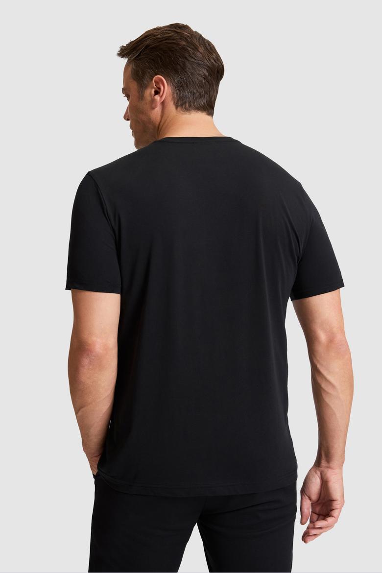 Erkek Siyah Basic Tişört - 50322312056