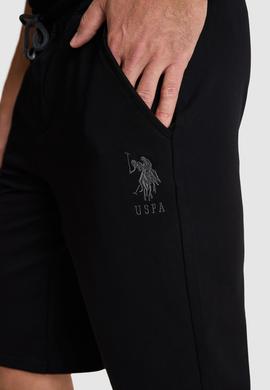 Erkek Siyah Örme Şort - 50322331025