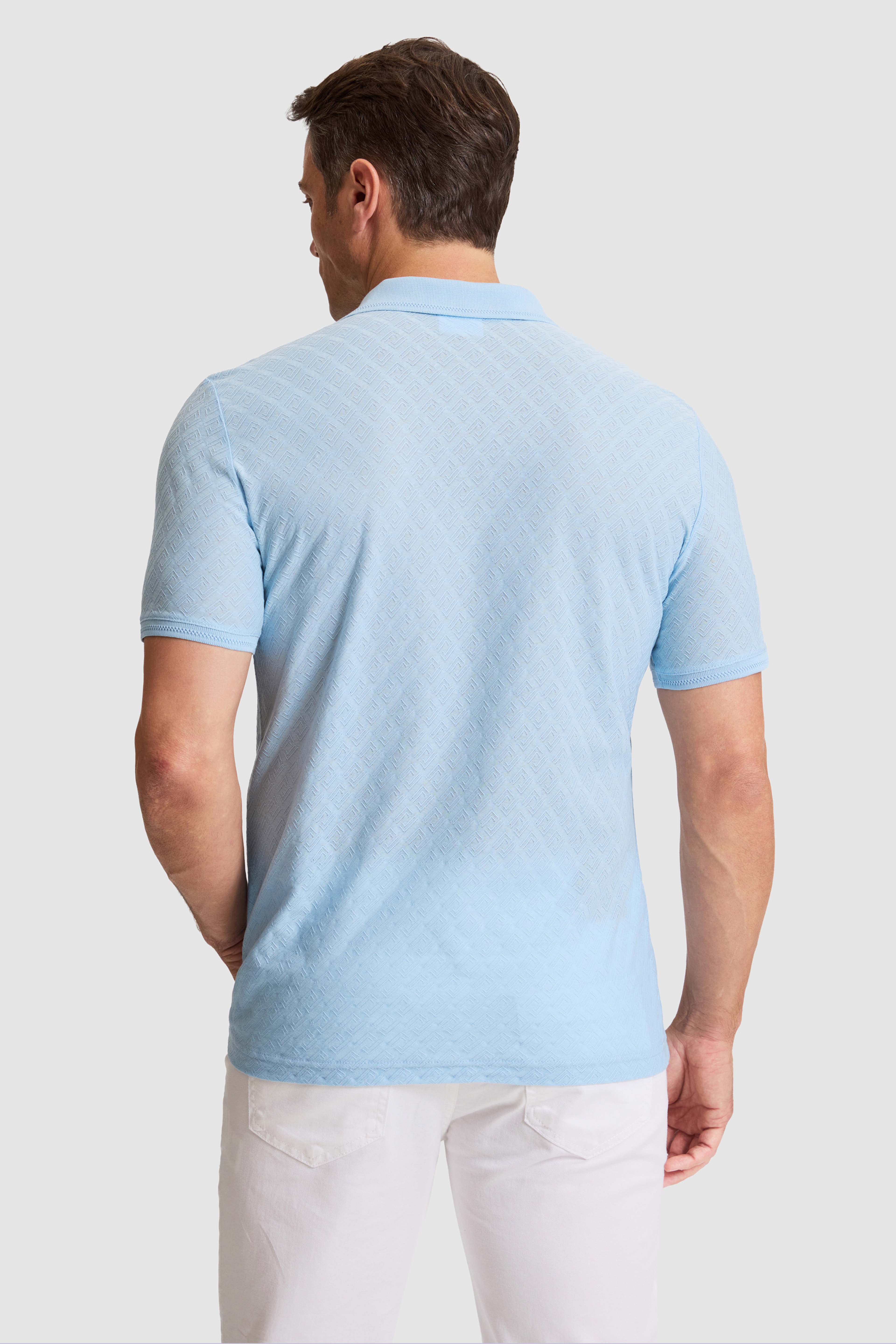 Erkek Mavi Regular Fit Polo Yaka Tişört - Image 5