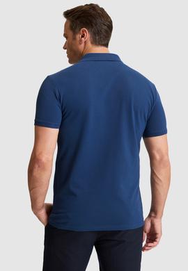 Erkek Açık Lacivert Slim Fit Polo Yaka Basic Tişört - 50326920195