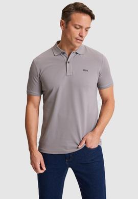 Erkek Gri Basic Tişört - 50326963041