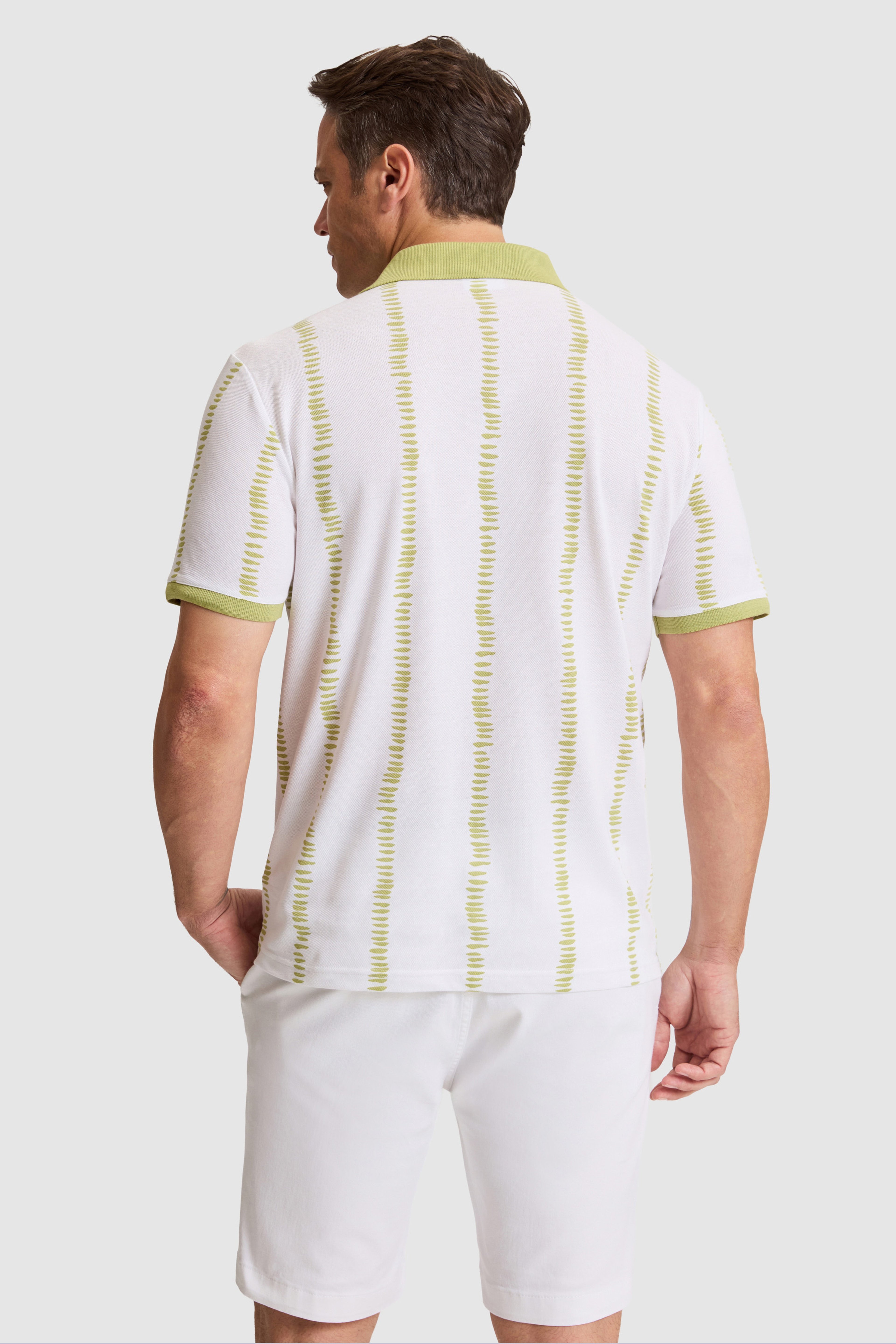 Erkek Yeşil Regular Fit Polo Yaka Tişört