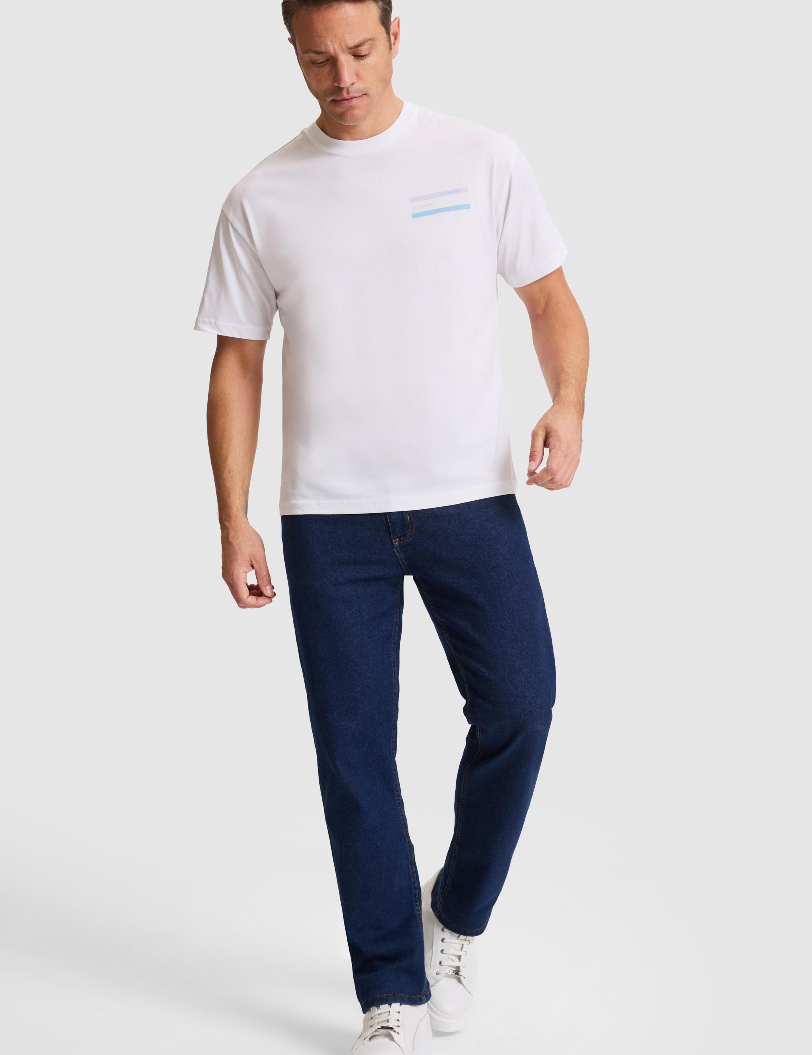 تی شرت یقه گرد ریلکس مردانه یو اس پولو | U.S. Polo Assn. - تصویر 4
