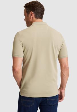 Erkek Açık Haki Regular Fit Polo Yaka Basic Tişört - 50324937167