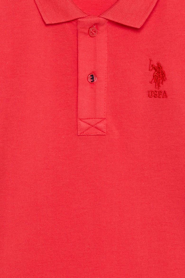 Erkek Çocuk Kırmızı Polo Yaka Basic Tişört - 50320118153