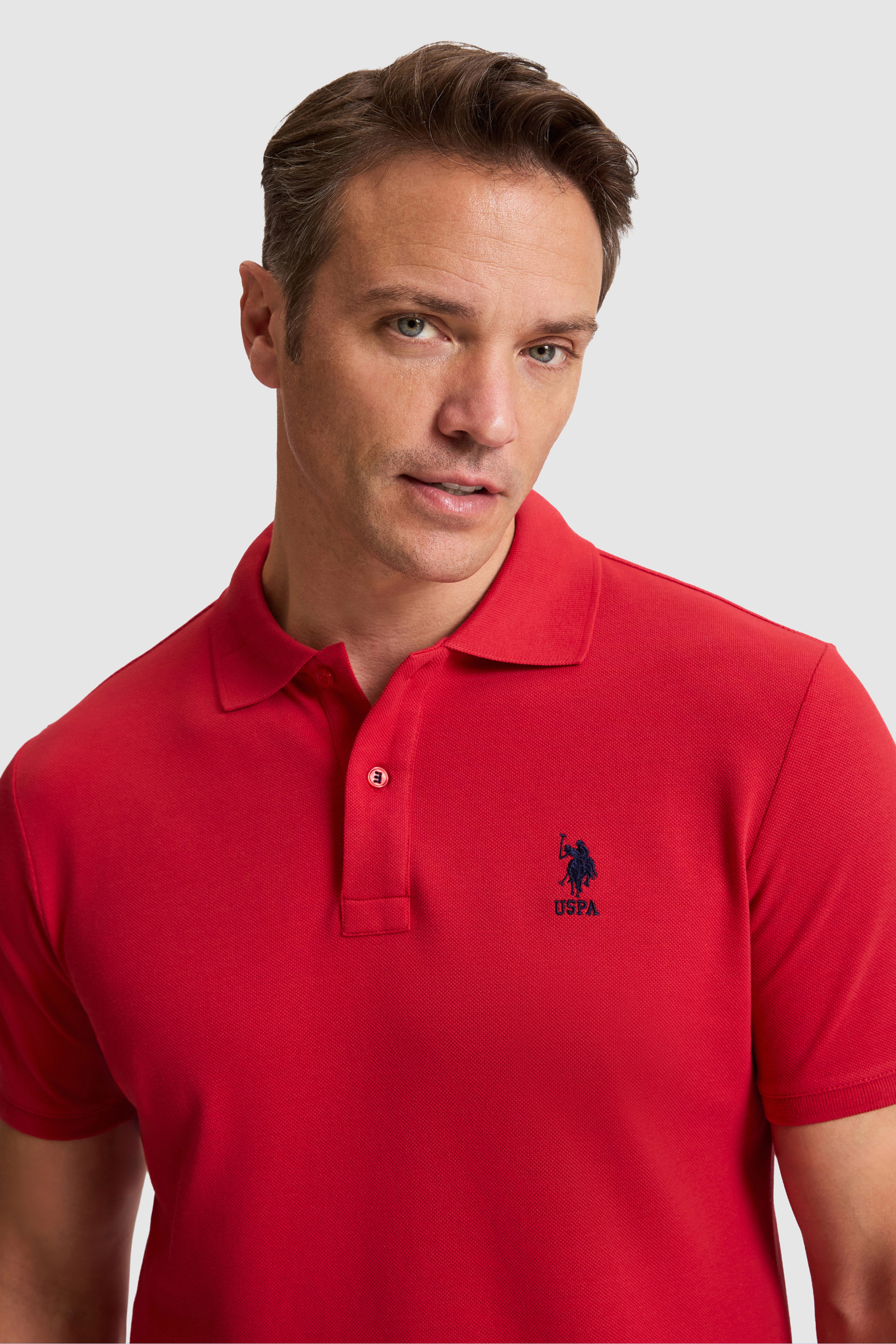 Erkek Kırmızı Basic Tişört - Image 2