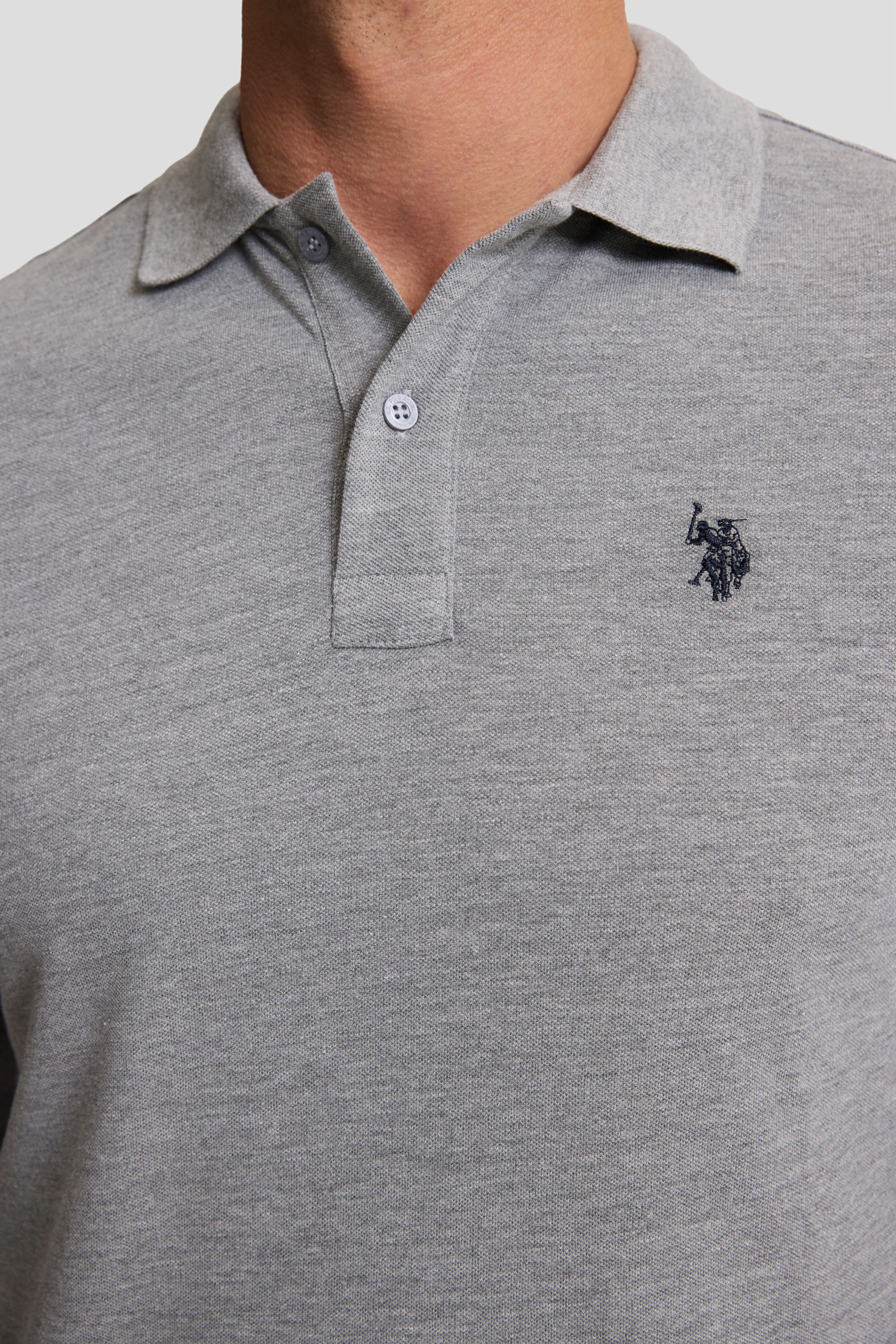 Erkek Gri Melanj Basic Sweatshirt - 50289051018