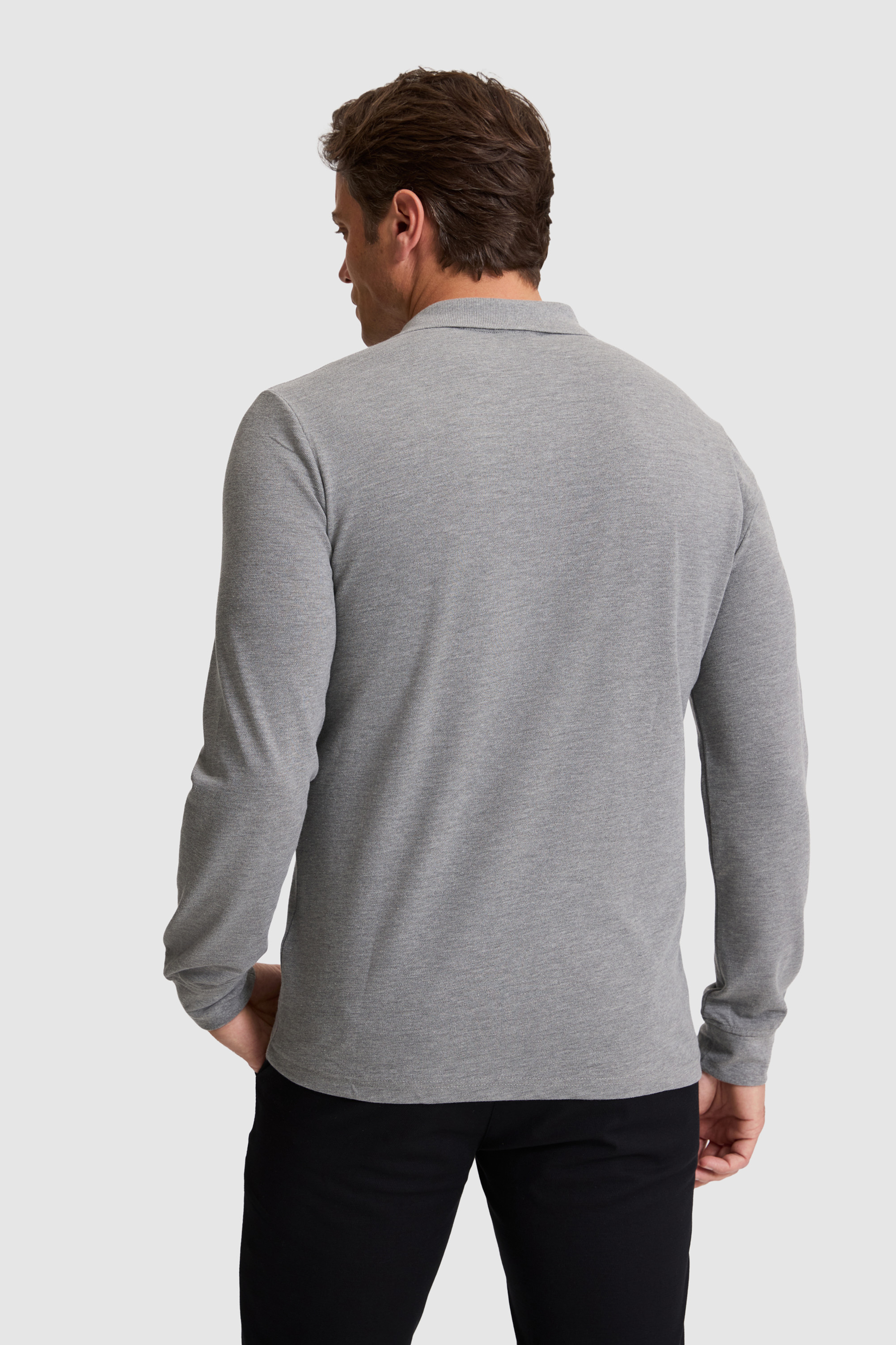 Erkek Gri Melanj Basic Sweatshirt - 50289051018
