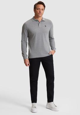 Erkek Gri Melanj Basic Sweatshirt - 50289051018