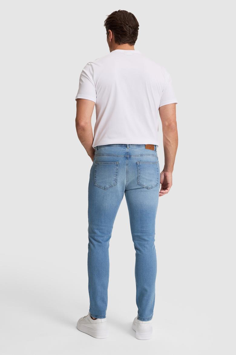 Erkek Açık Mavi Jean Pantolon - 50321486018