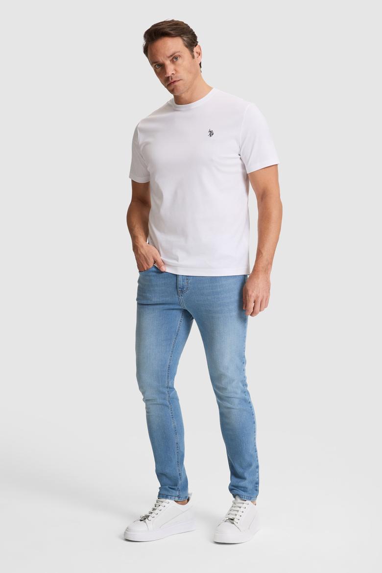 Erkek Açık Mavi Jean Pantolon - 50321486018