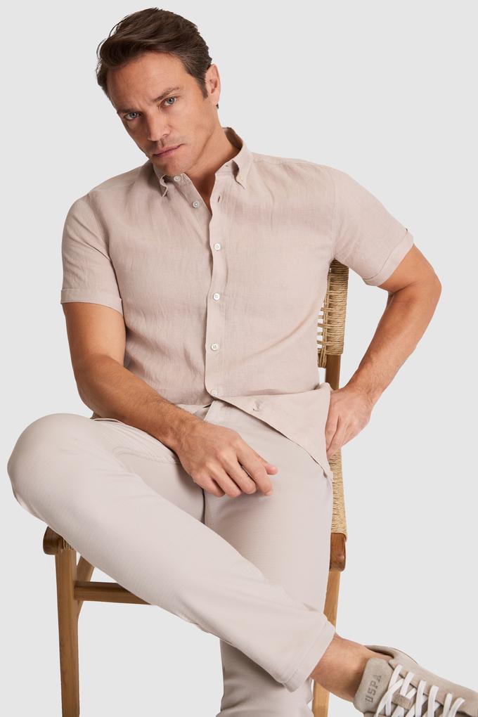 Erkek Taş Kısa Kollu Gömlek