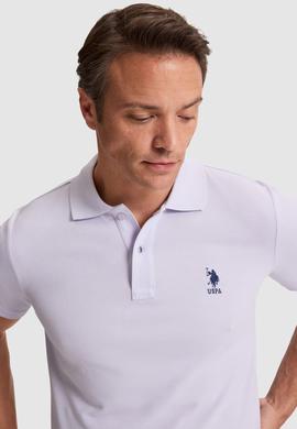 Erkek Lila Basic Tişört - 50322304122