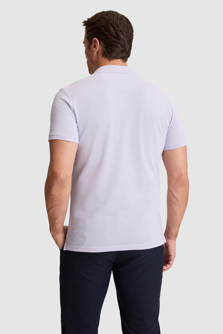 Erkek Lila Basic Tişört - 50322304122