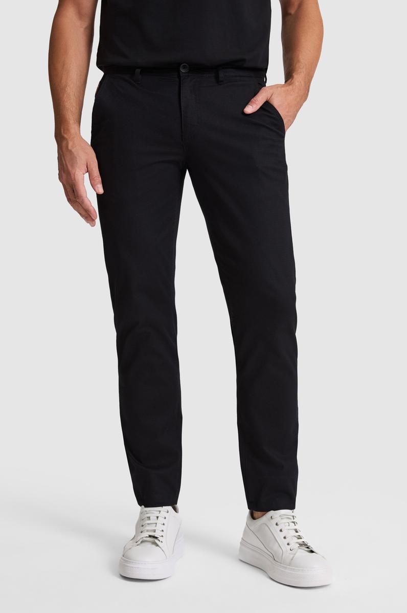 Erkek Siyah Kanvas / Chino Pantolon