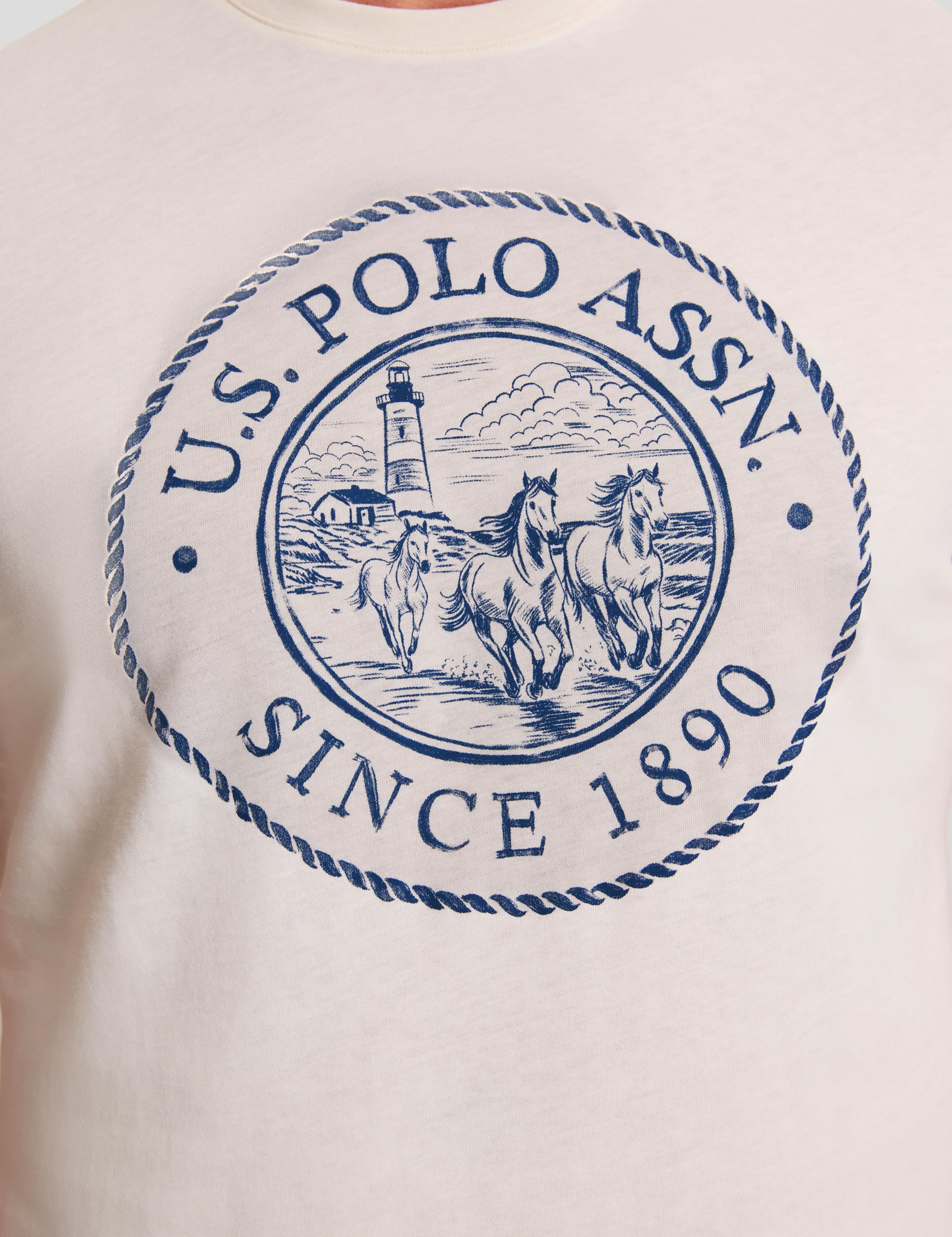 تی شرت یقه گرد رگولار مردانه یو اس پولو | U.S. Polo Assn. - تصویر 6