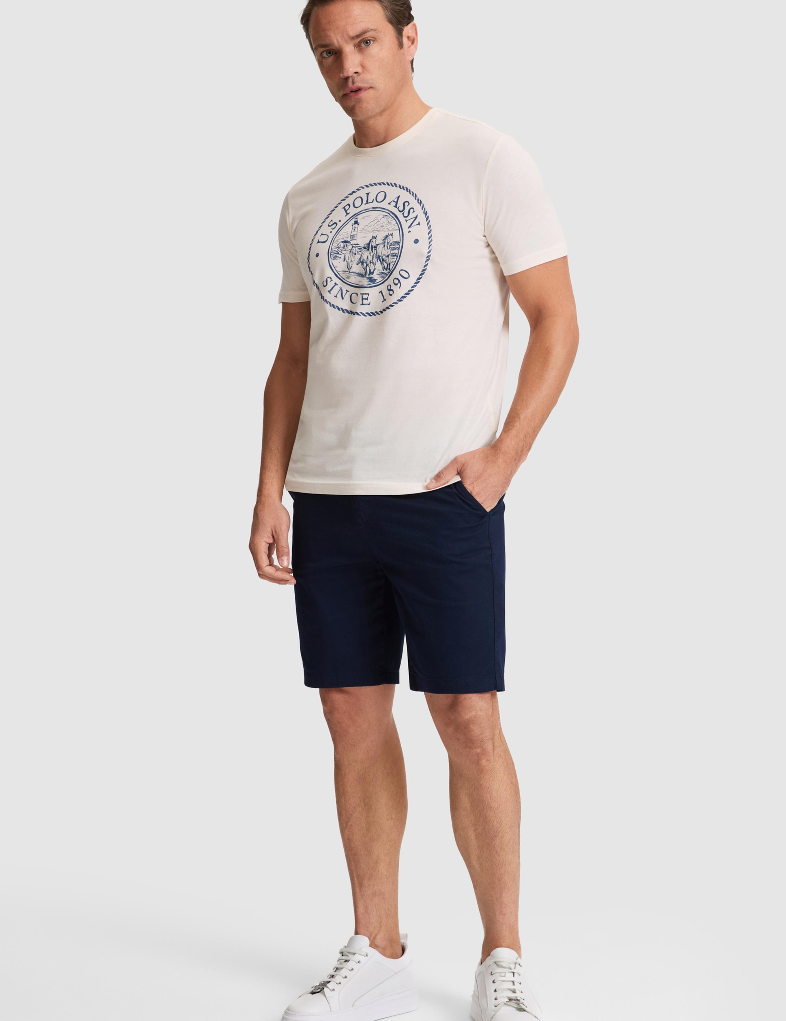 تی شرت یقه گرد رگولار مردانه یو اس پولو | U.S. Polo Assn. - تصویر 4