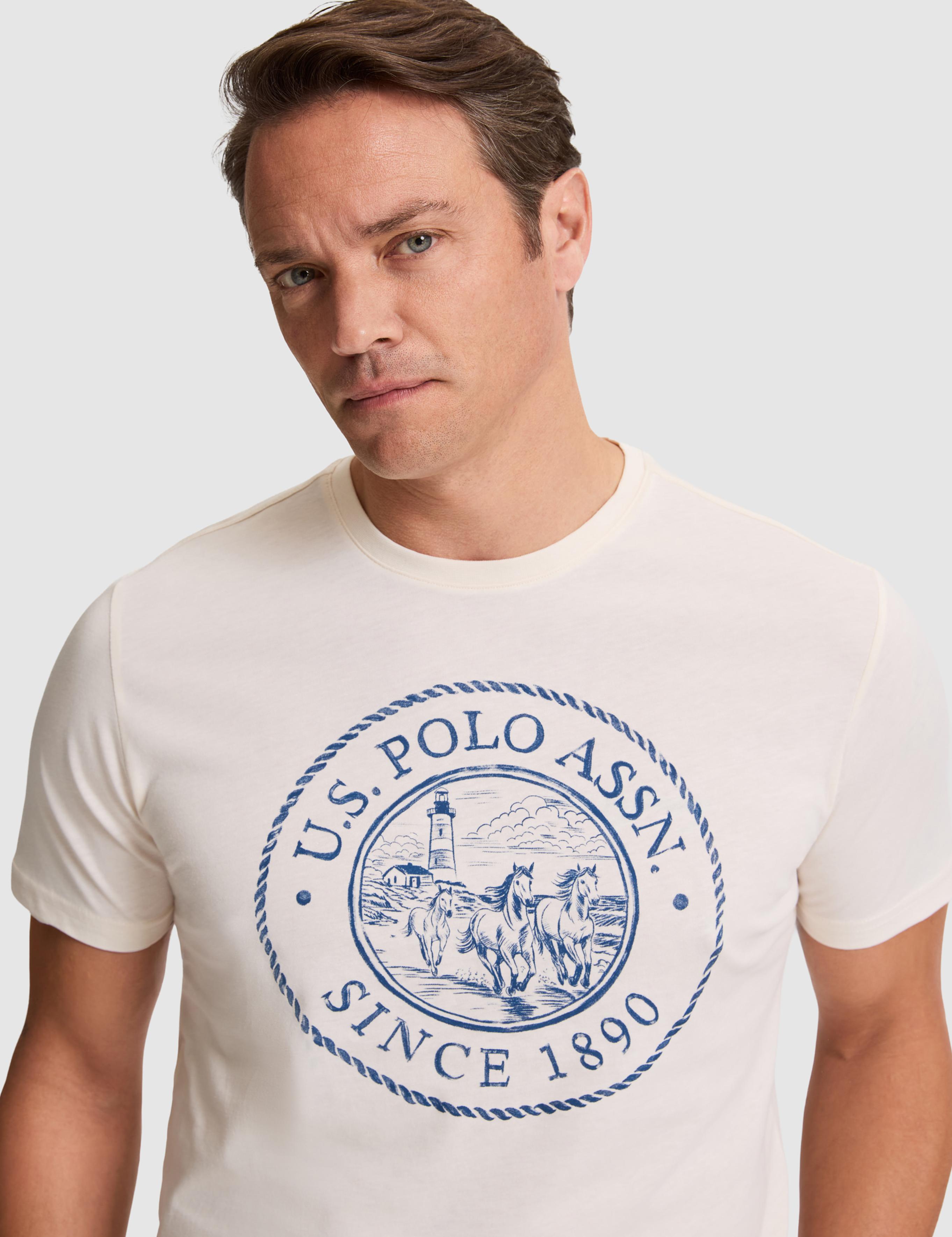 تی شرت یقه گرد رگولار مردانه یو اس پولو | U.S. Polo Assn. - تصویر 2