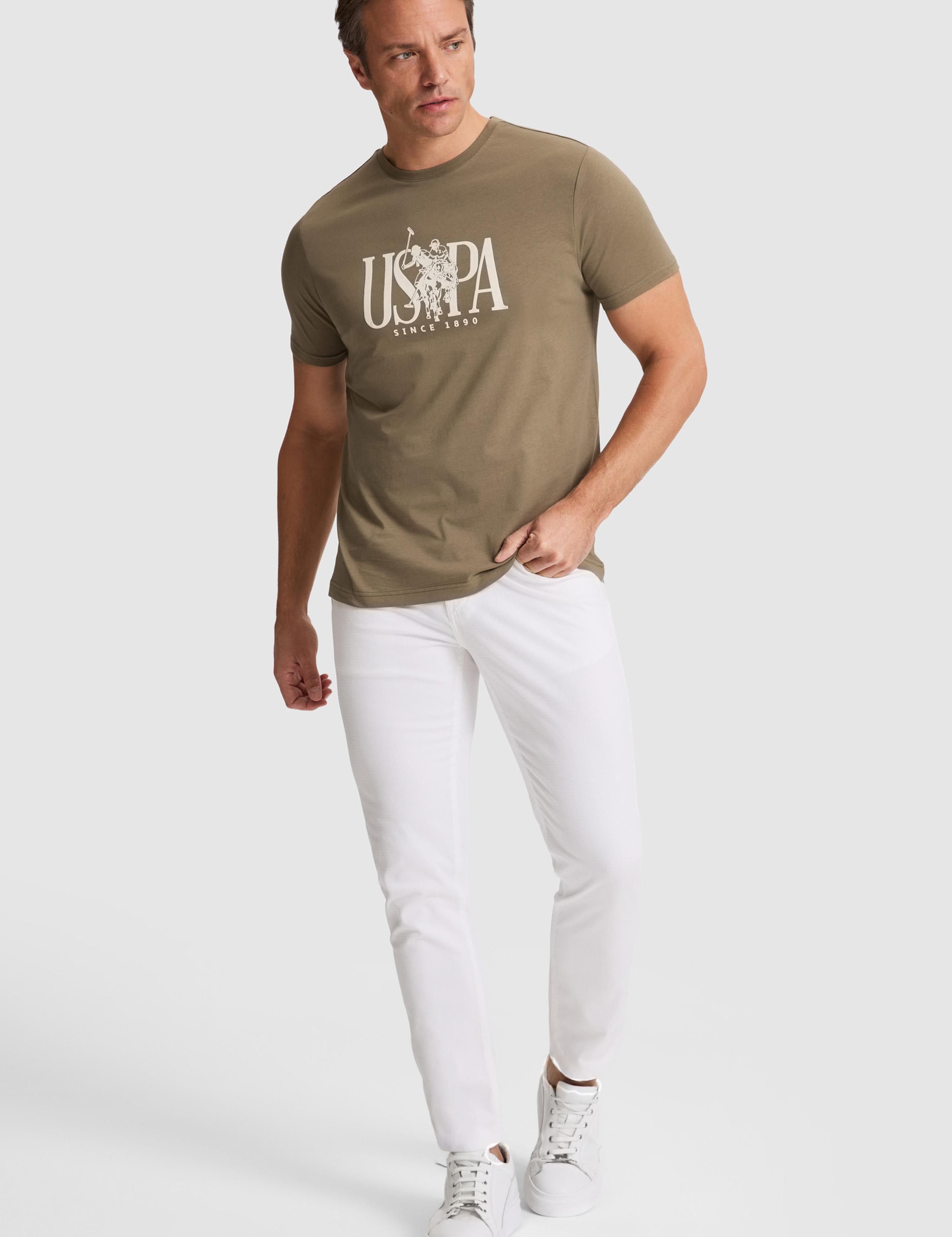 تی شرت یقه گرد رگولار مردانه یو اس پولو | U.S. Polo Assn. - تصویر 4