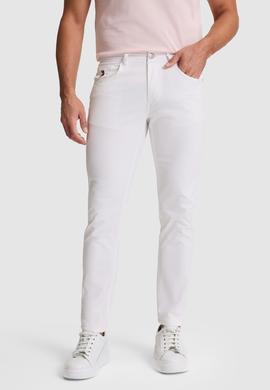 Erkek Beyaz Kanvas / Chino Pantolon - 50322356094