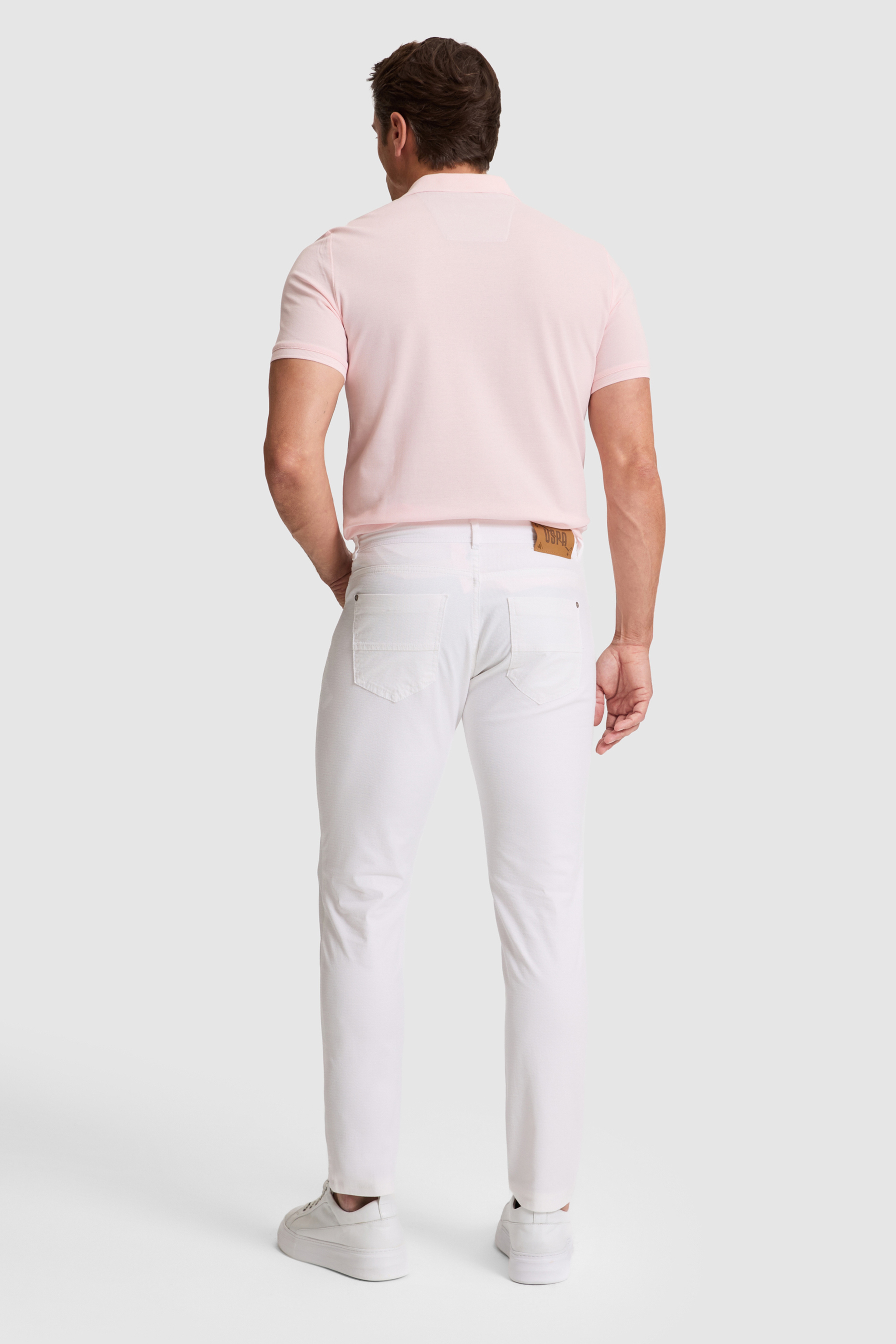 Erkek Beyaz Kanvas / Chino Pantolon