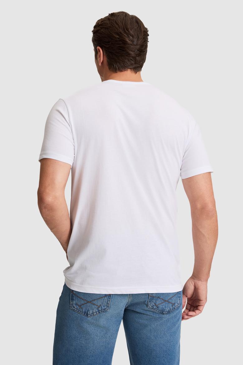 Erkek Beyaz Basic Tişört - 50322518010