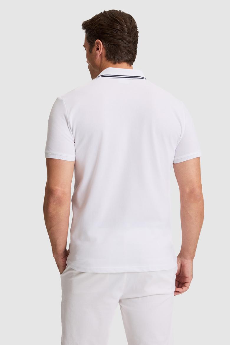 Erkek Beyaz Basic Tişört - 50322384001
