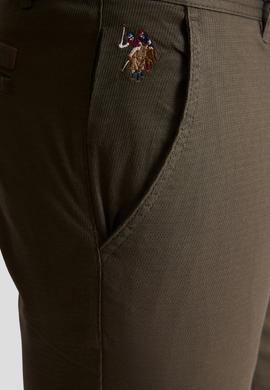 Erkek Koyu Haki Kanvas / Chino Pantolon - 50322310535