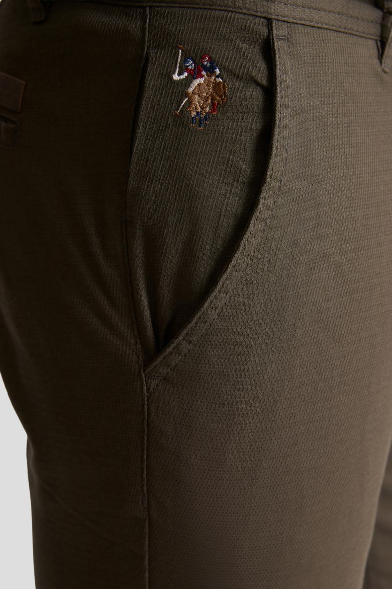 Erkek Koyu Haki Kanvas / Chino Pantolon - 50322310535