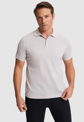 Erkek Açık Gri Basic Tişört - 50324938116