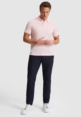 Erkek Açık Pembe Basic Tişört - 50324938037