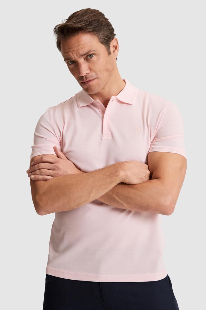 Erkek Açık Pembe Basic Tişört