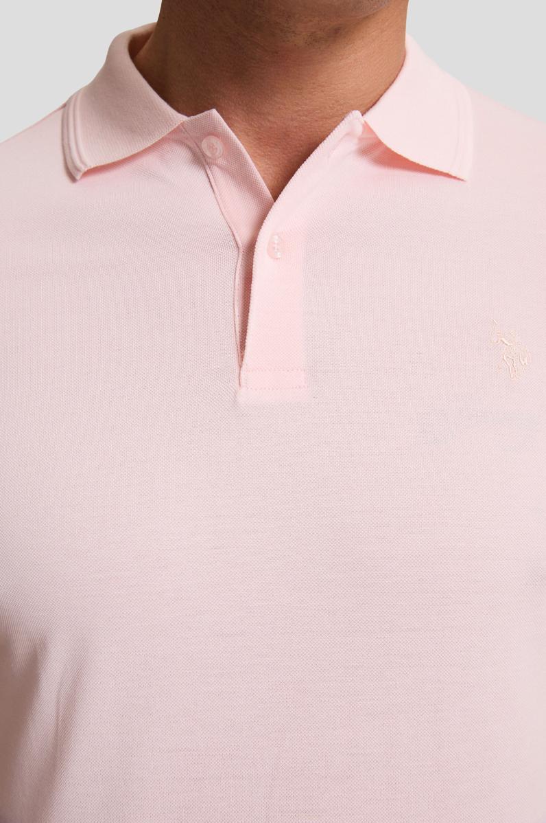 Erkek Açık Pembe Basic Tişört