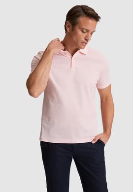 Erkek Açık Pembe Basic Tişört - 50324938037