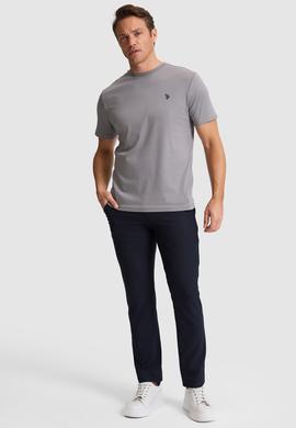 Erkek Gri Basic Tişört - 50324944038