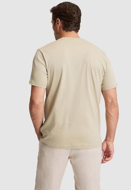 Erkek Açık Haki Basic Tişört - 50324944056