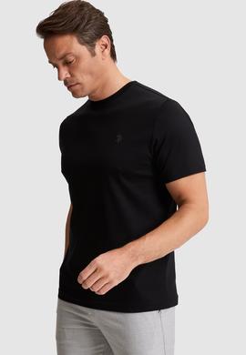 Erkek Siyah Basic Tişört - 50324944006
