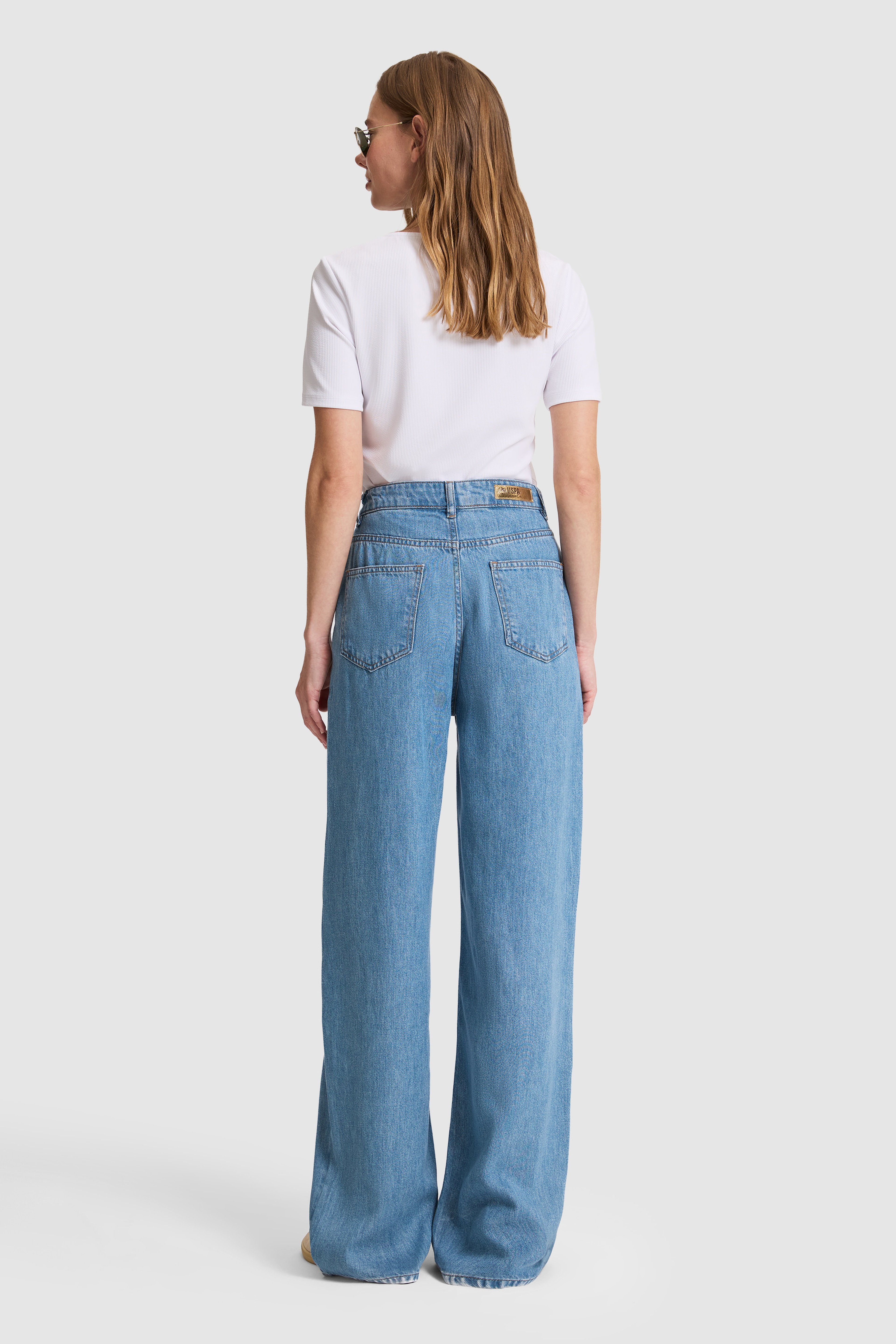 Kadın Açık Mavi Jean Pantolon - Image 5