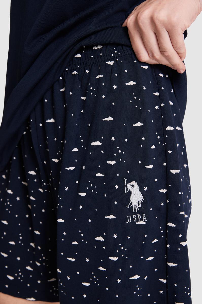 Kadın Lacivert Pijama Takımı