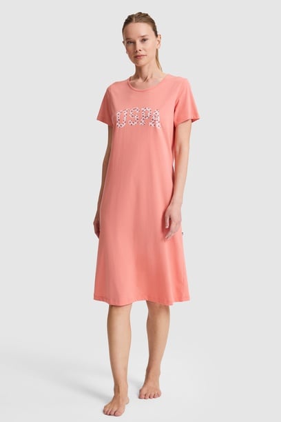 Kadın Somon Pijama Takımı