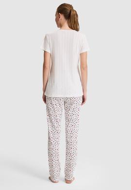 Kadın Ekru Pijama Takımı - 50327970001