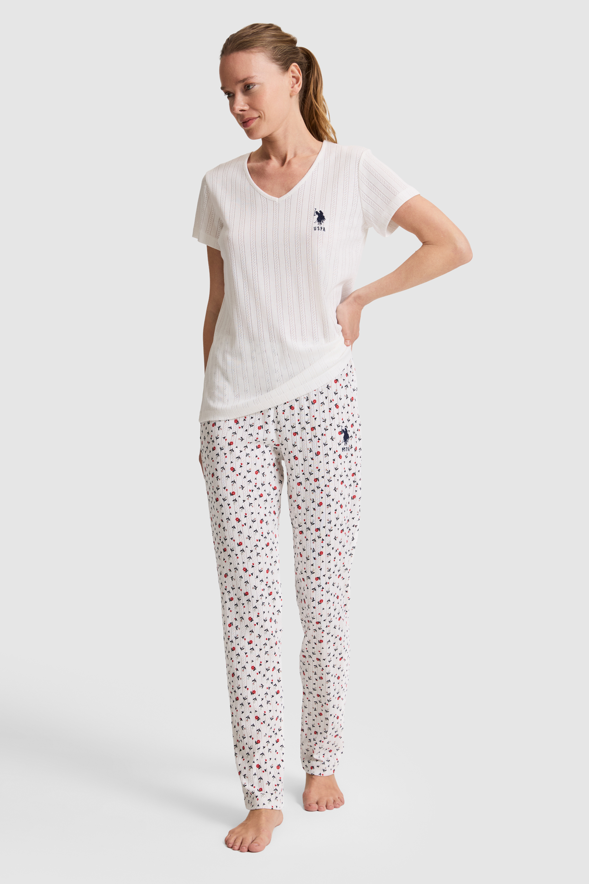 Kadın Ekru Pijama Takımı - 50327970001