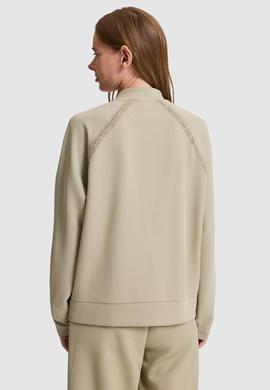 Kadın Açık Haki Fermuarlı Sweatshirt - 50321999010