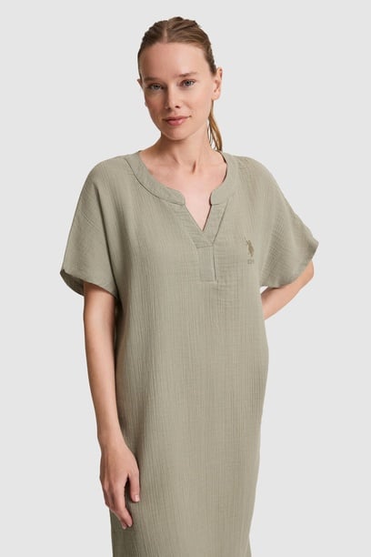 Kadın Haki Pijama Takımı