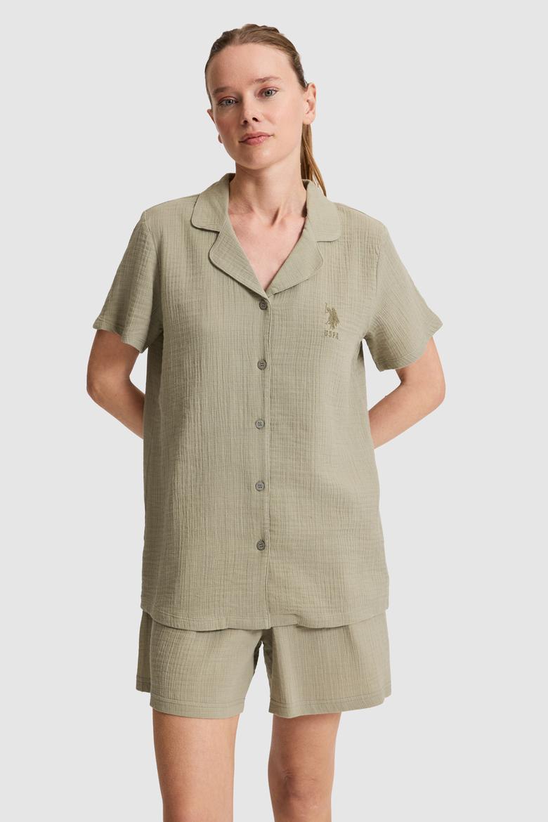 Kadın Haki Pijama Takımı - 50326530002