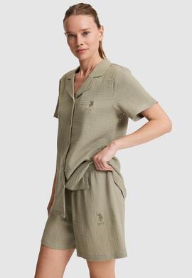 Kadın Haki Pijama Takımı - 50326530002