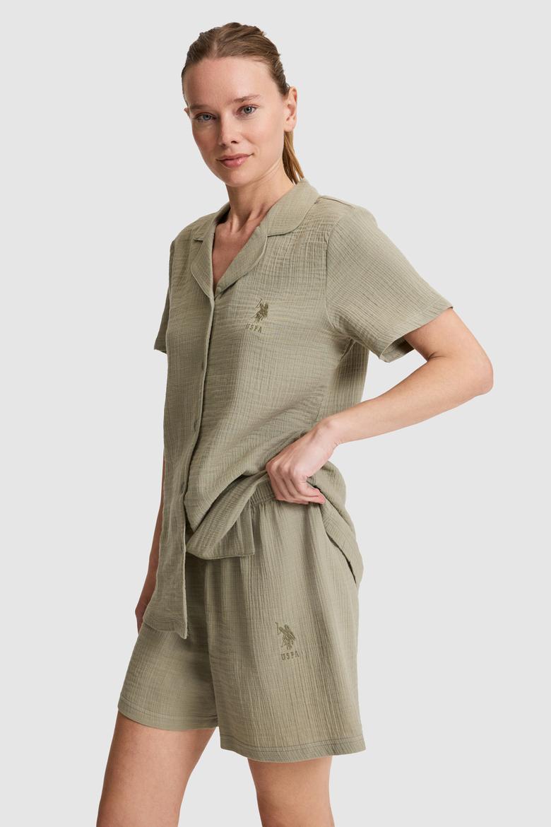 Kadın Haki Pijama Takımı - 50326530002