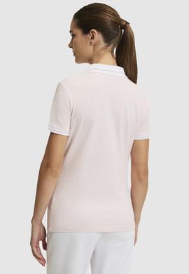 Kadın Açık Pembe Polo Yaka Basic Tişört - 50323455056